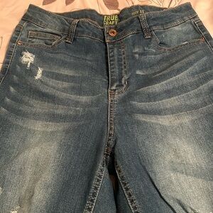 High rise skinny jeans